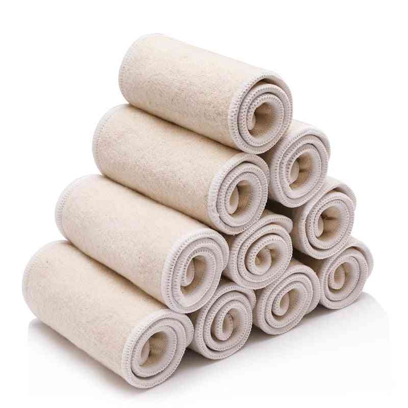 [mumsbest] 4 Layers Hemp Organic Cotton Inserts Washable