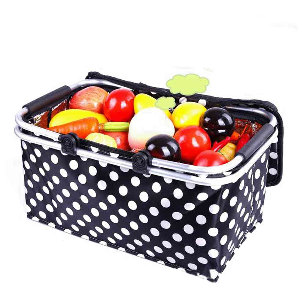 Insulated Heat Cooler Picnic Camping Basket Cool Bag