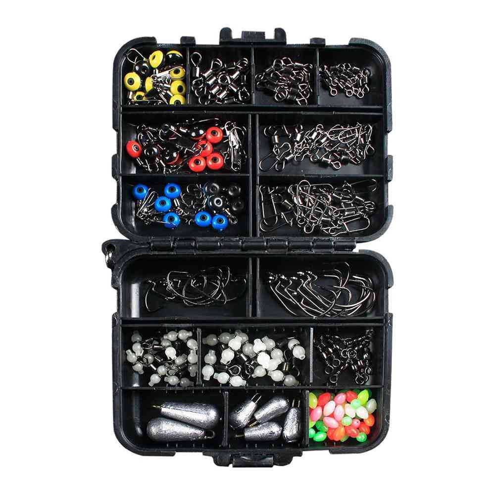 177pcs Fishing Accessories Kit With Box