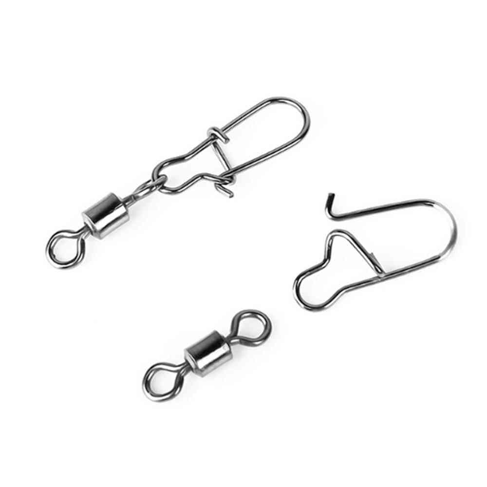 Stainless Steel Fishing Swivel Snap Pins