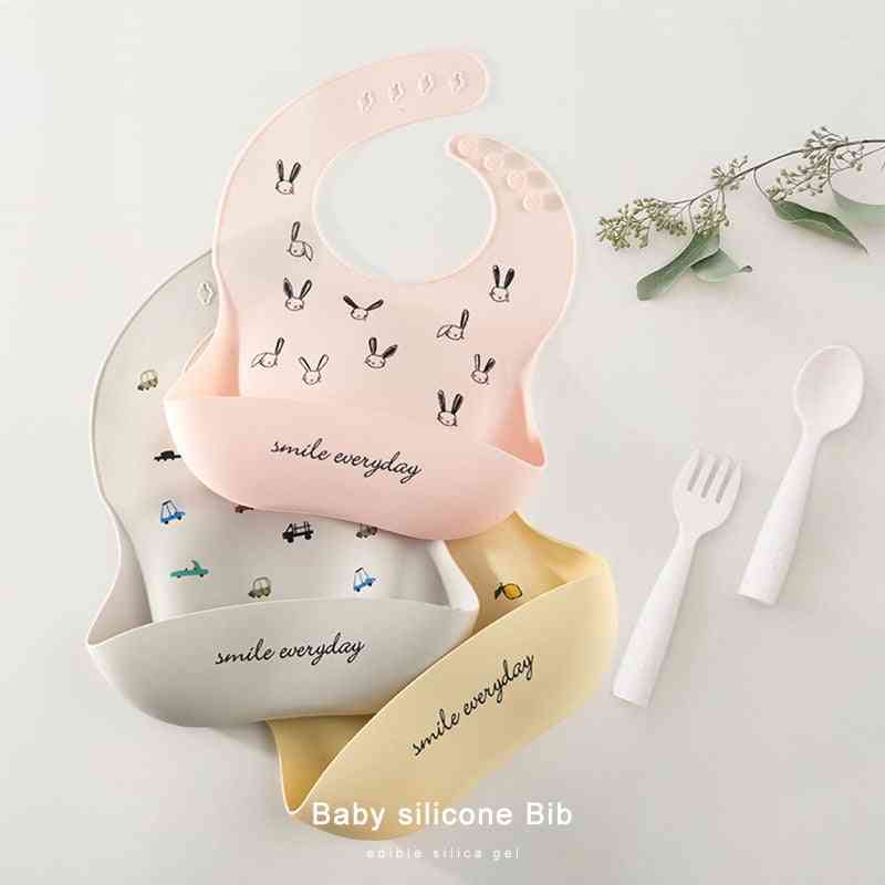Soft Silicone Baby Feeding Bib