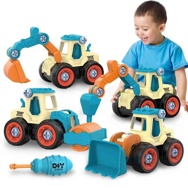 Nut Disassembly Loading / Unloading Engineering Vehicles Kids Screw Creative Tool