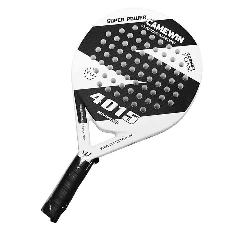 Tennis Racket Carbon Fiber Grit Face Eva Memory Foam Core Paddle