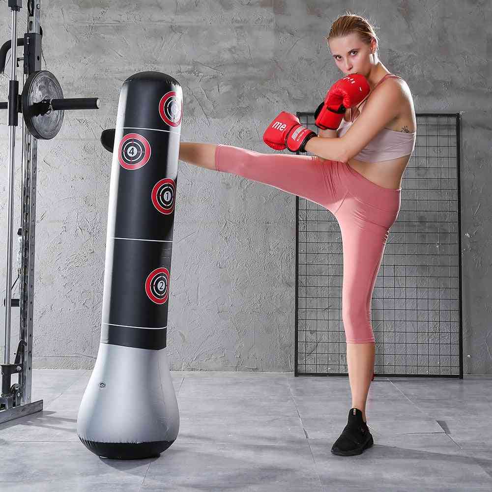 Inflatable Training Pressure Relief Exercise  Boxing Bag