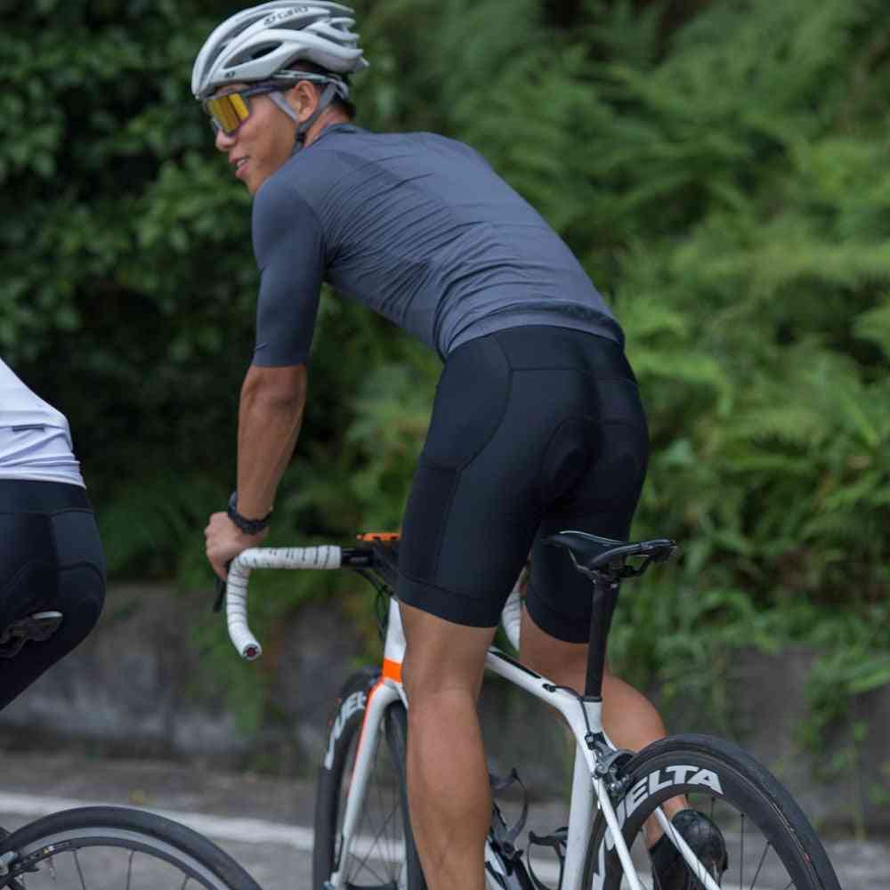 Long Travel Cycling Bib Shorts With Side Pocket For Adults - Men