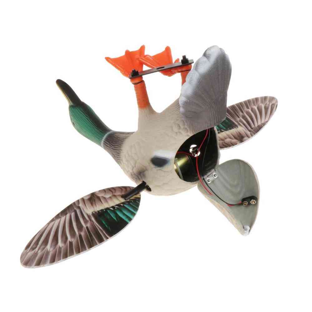 Simulation Of Electric Hunting Bait Male Duck Battery-powered 3d Wings Can Be Moved Hunting Bait Duck Supplies Remote Control