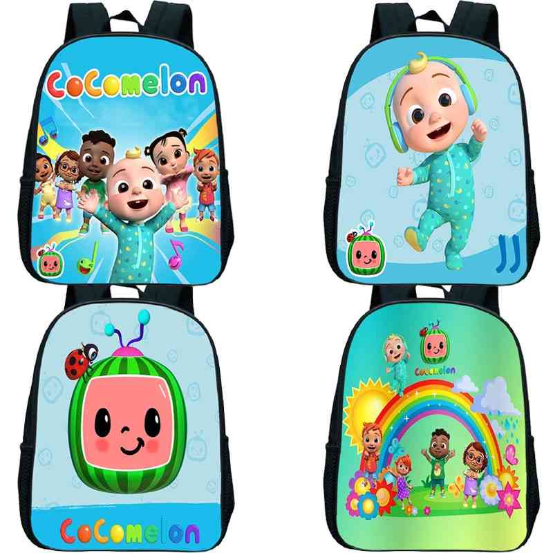 Boys Cartoon Cocomelon Kindergarten Bags Backpacks Mini