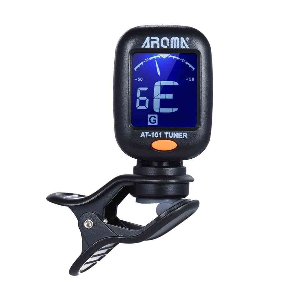High Sensitivity, At-01a/101, Guitar Tuner, Foldable Rotatable, Clip-on Tuner