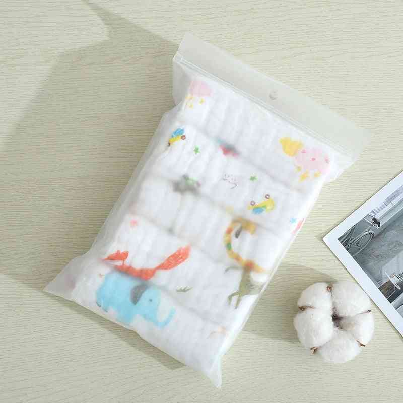 6-layers Cotton, Soft Handkerchief, Bathing Feeding, Face Towel For Baby