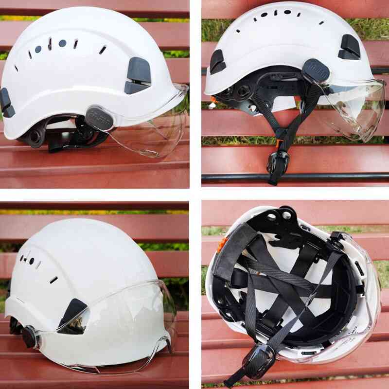 Safety Helmet With Visor And Earmuff Kit (no Logo On Earmuff )