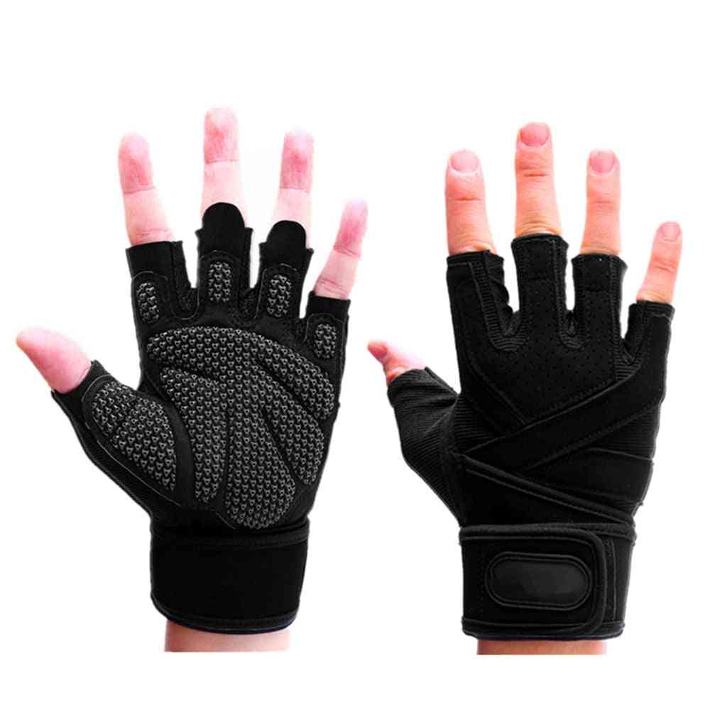 Half Finger Bodybuilding Weightlifting Gym Gloves