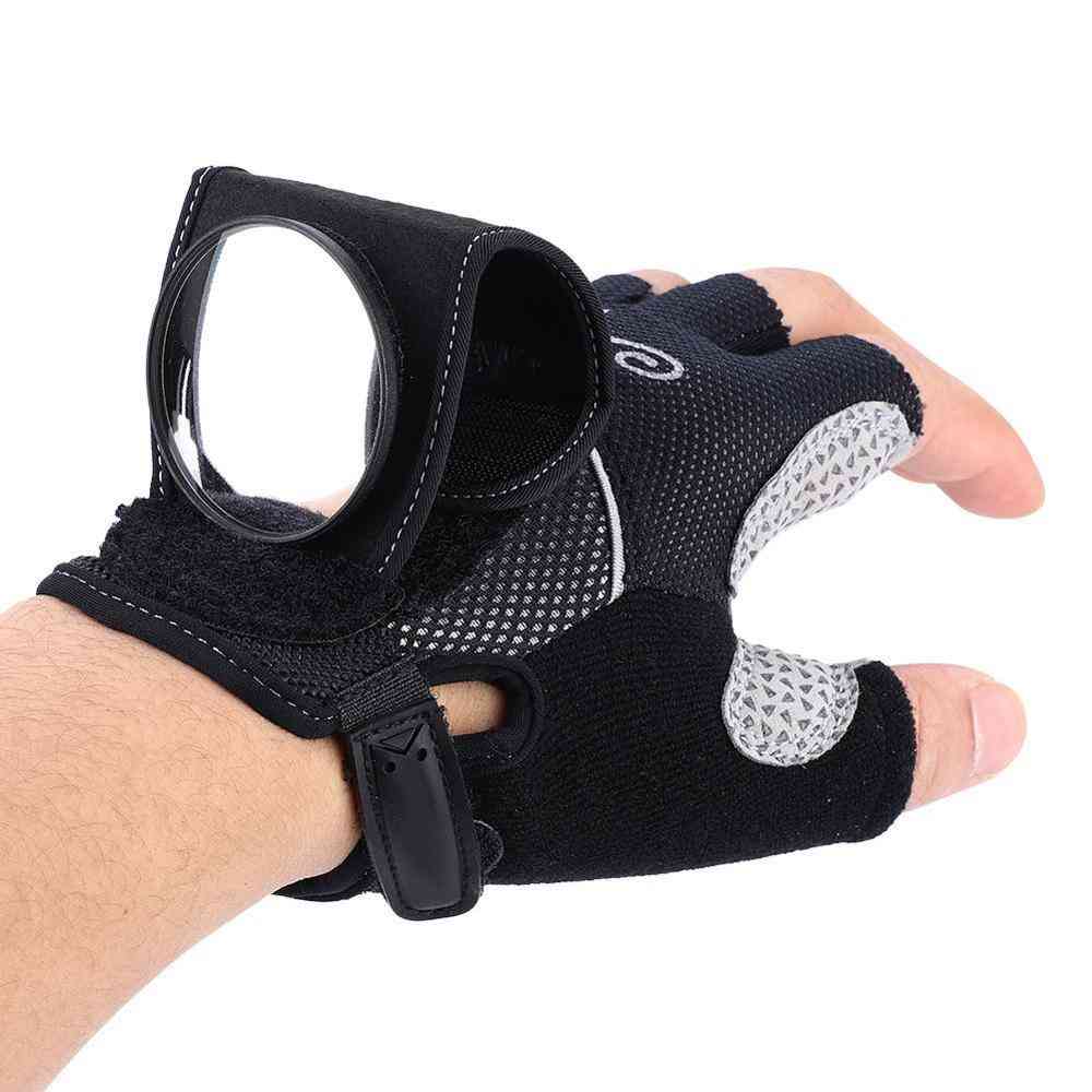 Motorcycle Gloves With Rear View Mirror