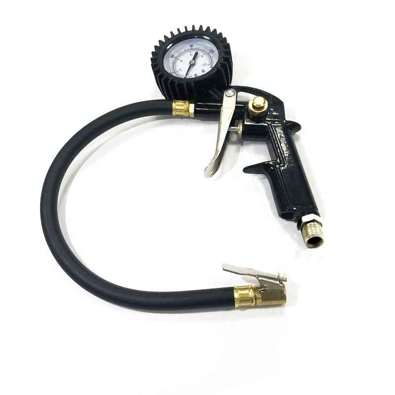 Portable Dial Tire Pressure Gauge Pneumatic Tools For Motorbike Car
