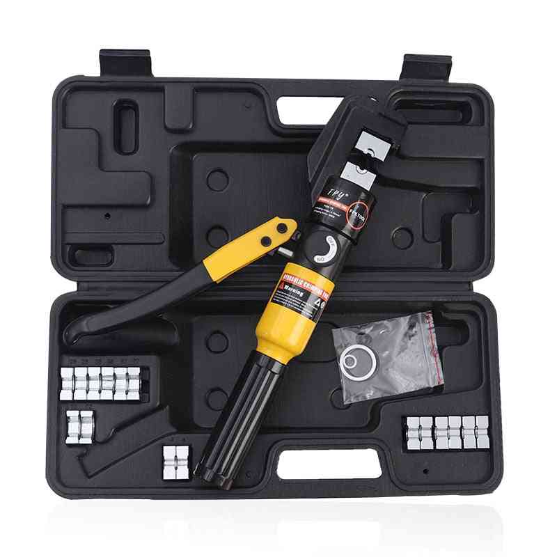 Hydraulic Wire Battery Cable Lug Terminal Crimper Crimping Tool With 9 Pairs Of Dies