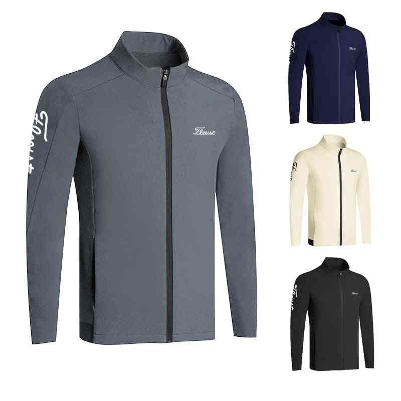 Outdoor Breathable Long Sleeve Running Jacket / Casual Coat For Adults - Men