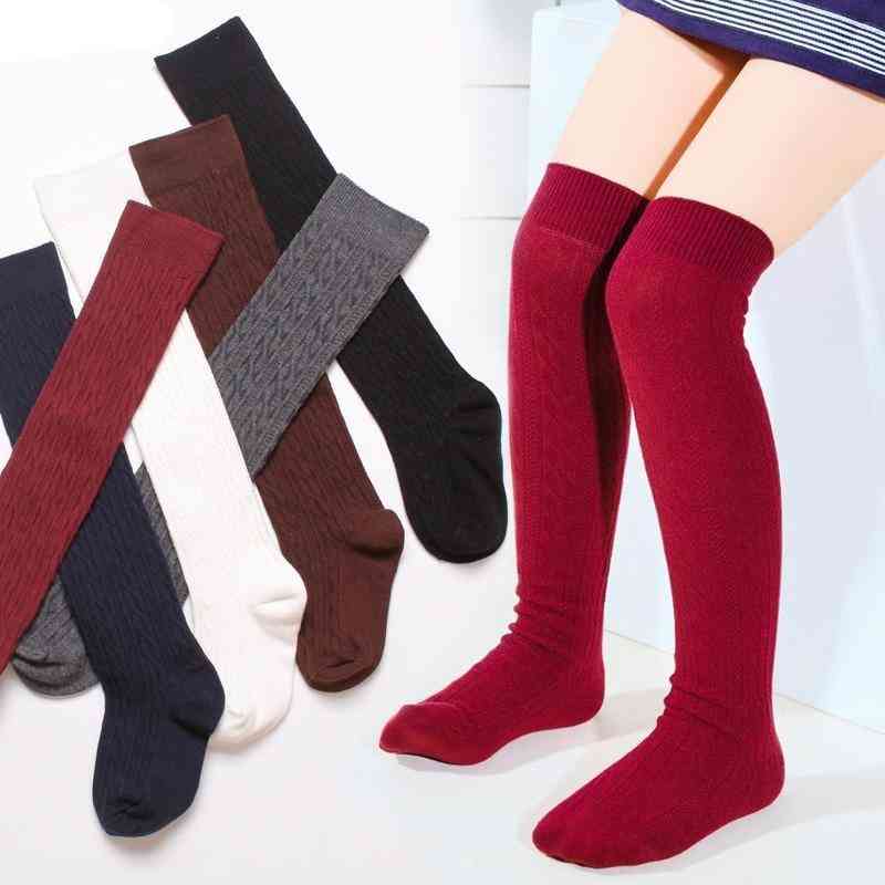 Children School Uniform Knee-high Sock
