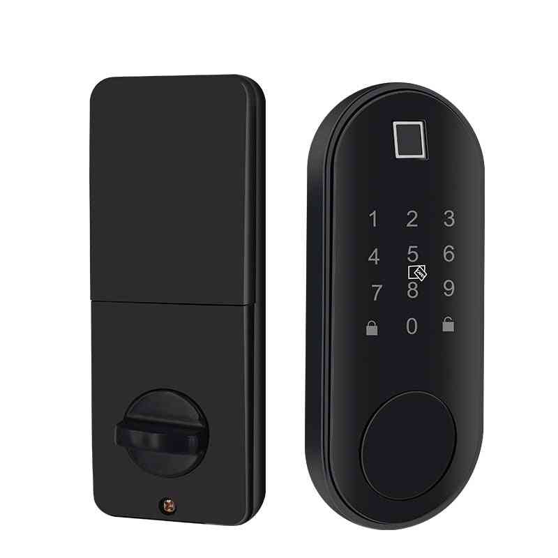 Elektronisk bluetooth - biometrisk fingeraftryk, berøringsskærm, automatisk tastaturlås