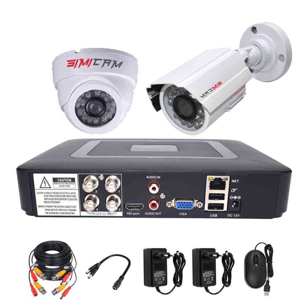 Dvr Cameras Video Surveillance Cctv Camera Security System Kit