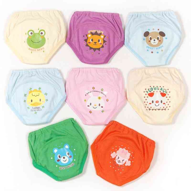 Reusable Washable- Cotton Diapers Underwear, Nappies Pants For Baby