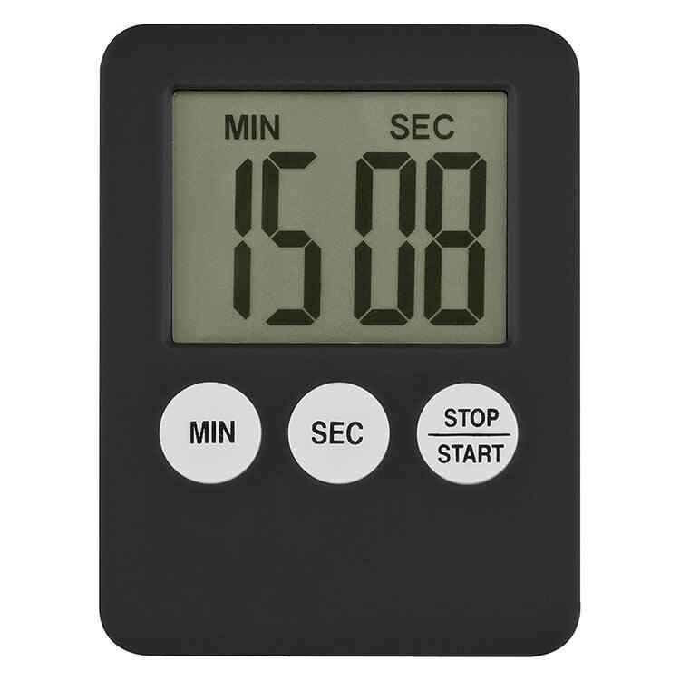 Super Thin Digital Screen Kitchen Timer Square Cooking  Countdown Alarm