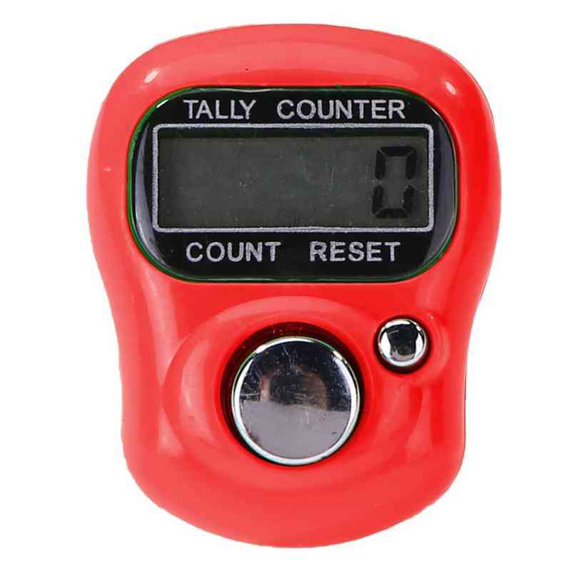 Lcd Electronic Digital Button Battery Electronic Tally Counter Counting Range