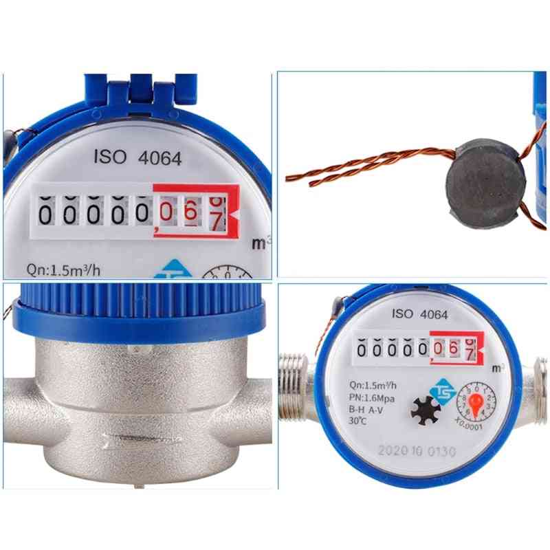 Water Meter, Mechanical Rotary Wing With All Copper Connector