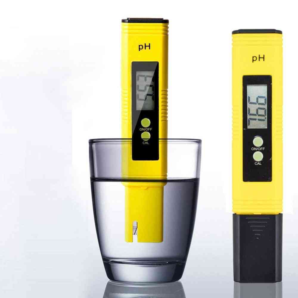 Digital lcd ph meter pen af tester nøjagtighed akvarium pool vand vin urin