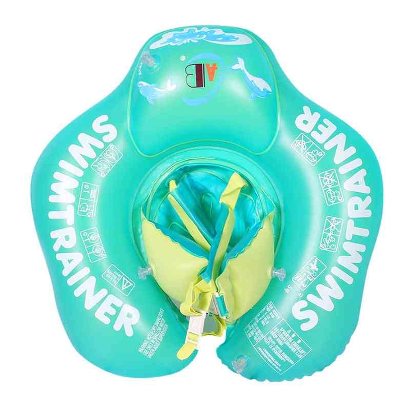 Puhallettava kelluva vauva ympyrä uimarengas kaksinkertainen turvatyynyt uida