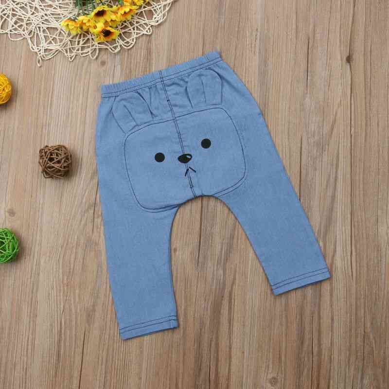 Cute Baby Pants Fashion Baby Denim Pants Animal Print