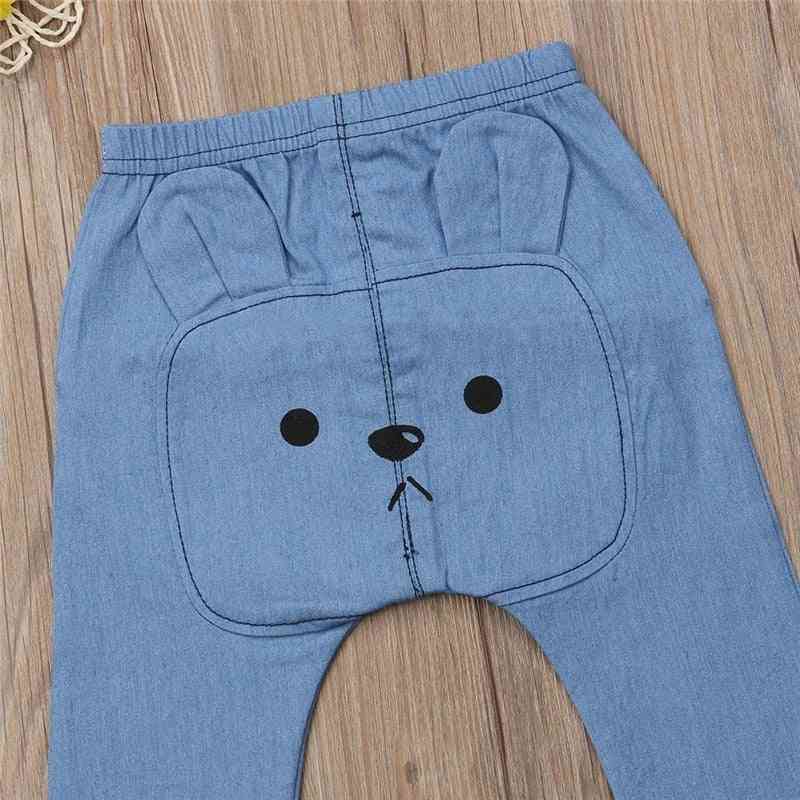 Cute Baby Pants Fashion Baby Denim Pants Animal Print