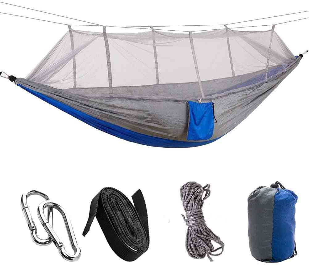 2 Person Camping Garden Hammock With Mosquito Net