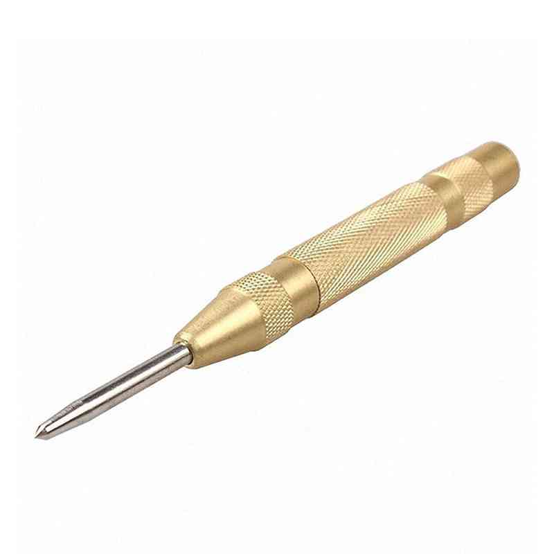 Automatic Center Pin Punch Spring Loaded Marking Starting Hole Tool