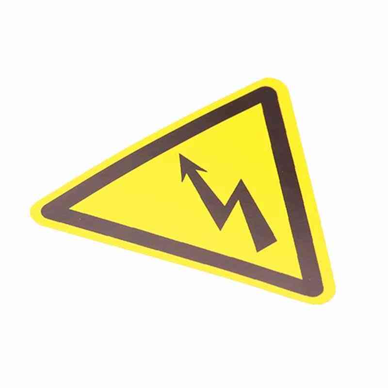 Vinyl Car Bike Bumper Electric Warning Danger Sign Sticker