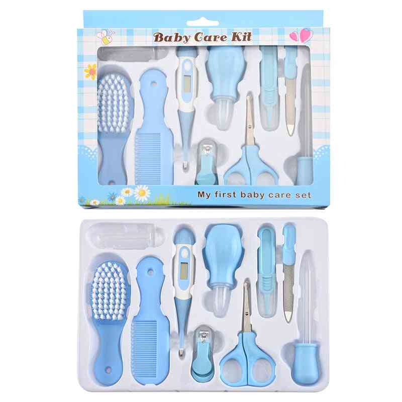 Baby Health Care Kit For Newborn, Nail Hair Thermometer, Grooming & Brush Set