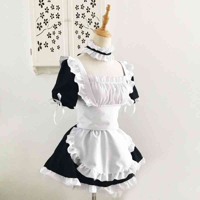 Maid Outfit Cosplay Costumes Women Sexy Apron Dress