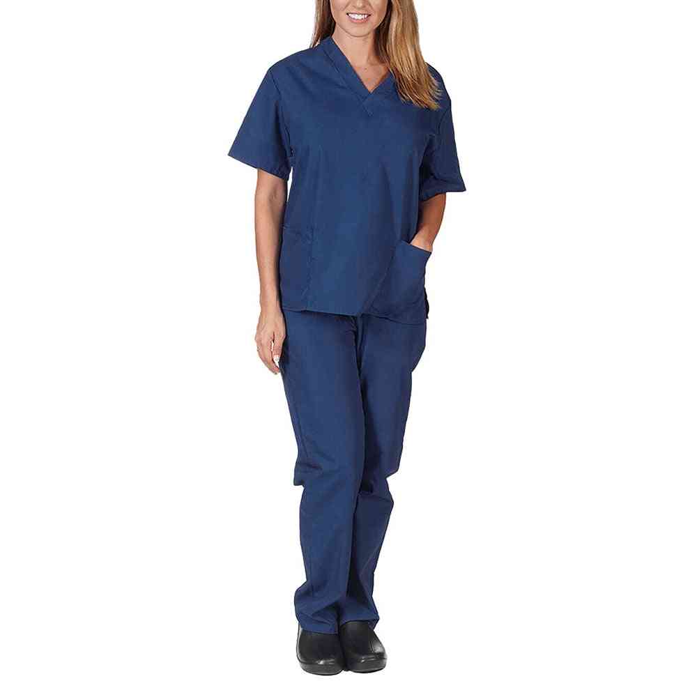 Elasticity Pet Clinic Nurse Workwear Nursing Scrubs Women Uniforms
