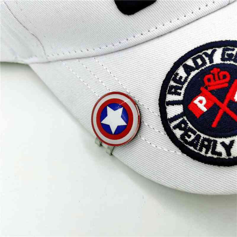 New Magnetic Golf Hat Clip With Ball Marker