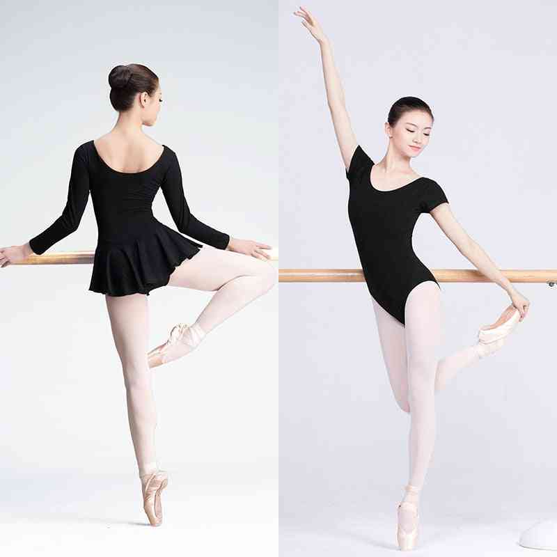 Ballet Dancewear Short Sleeve Bodysuit Dress