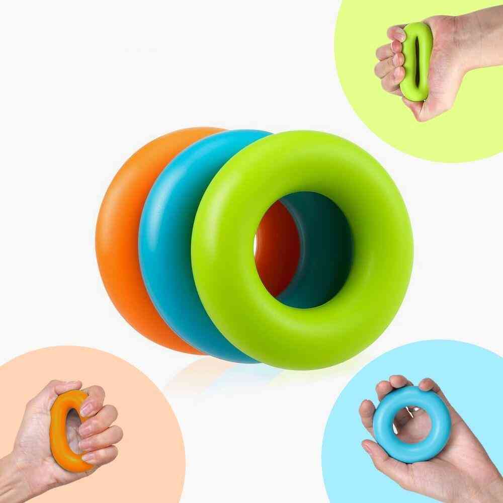 Strength Hand Grip Ring Muscle Power Training Rubber