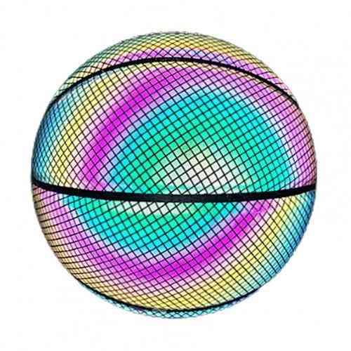 Glowing Reflective Basketball, Holographic Luminous Sports Accessories
