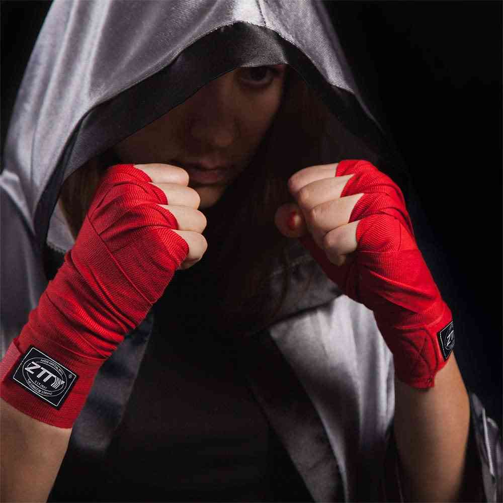 Bomull kick boxning wraps bandage handledsremmar utrustning