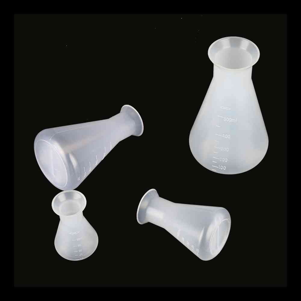 Plastic Erlenmeyer Narrow Neck Conical Triangle Flask