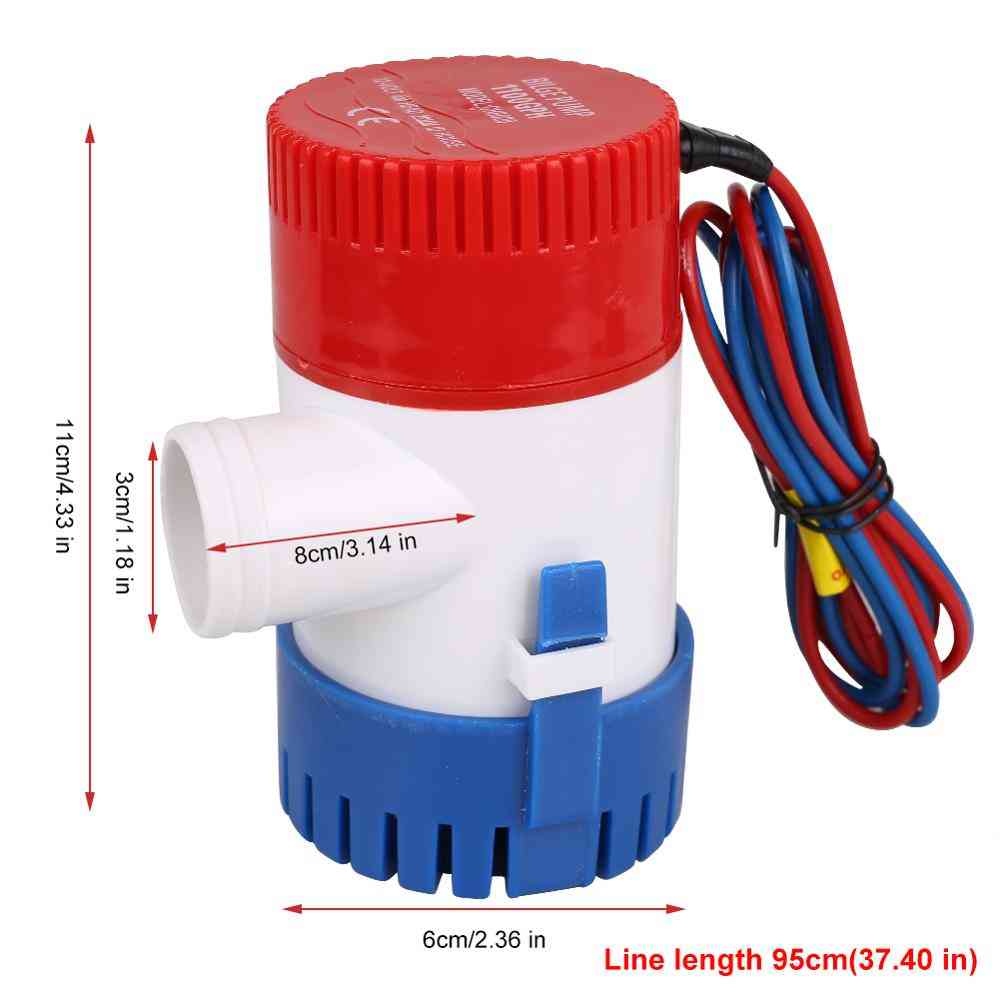 12v Electric Water Pump For Aquarium Submersible Seaplane Motor Houseboat Boats