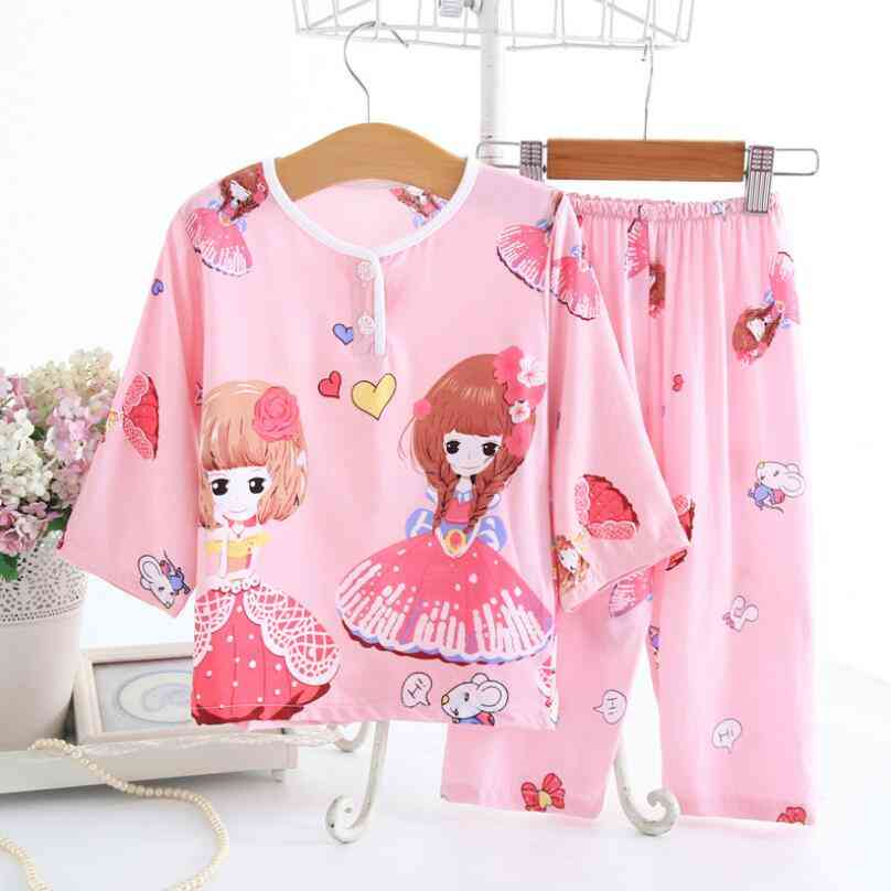 Children Thin Conformable Pajamas Cartoon Cute Kid Clothes