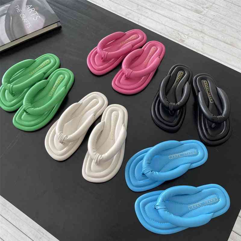 Flat Slides Rubber Flip Flops Slippers / Shoes
