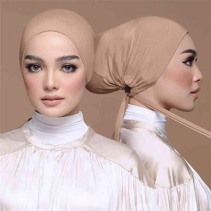 Fashion Jersey Muslim Inner Cap, Islamic Turban Headwear