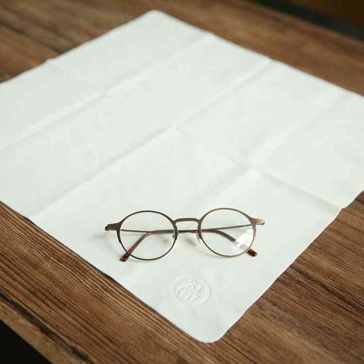 High Quality White Suede Glasses Cleaning Cloth