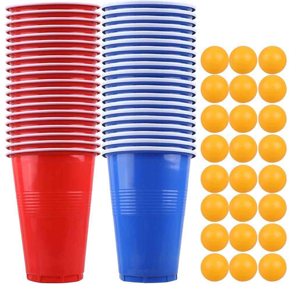 Beer Pong Game Kit Tennis Balls