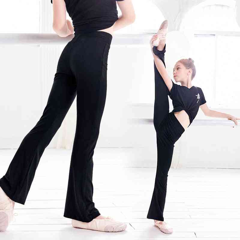 Flare Trouser, Cotton Gymnastics Fitness Ballet Dance Pants