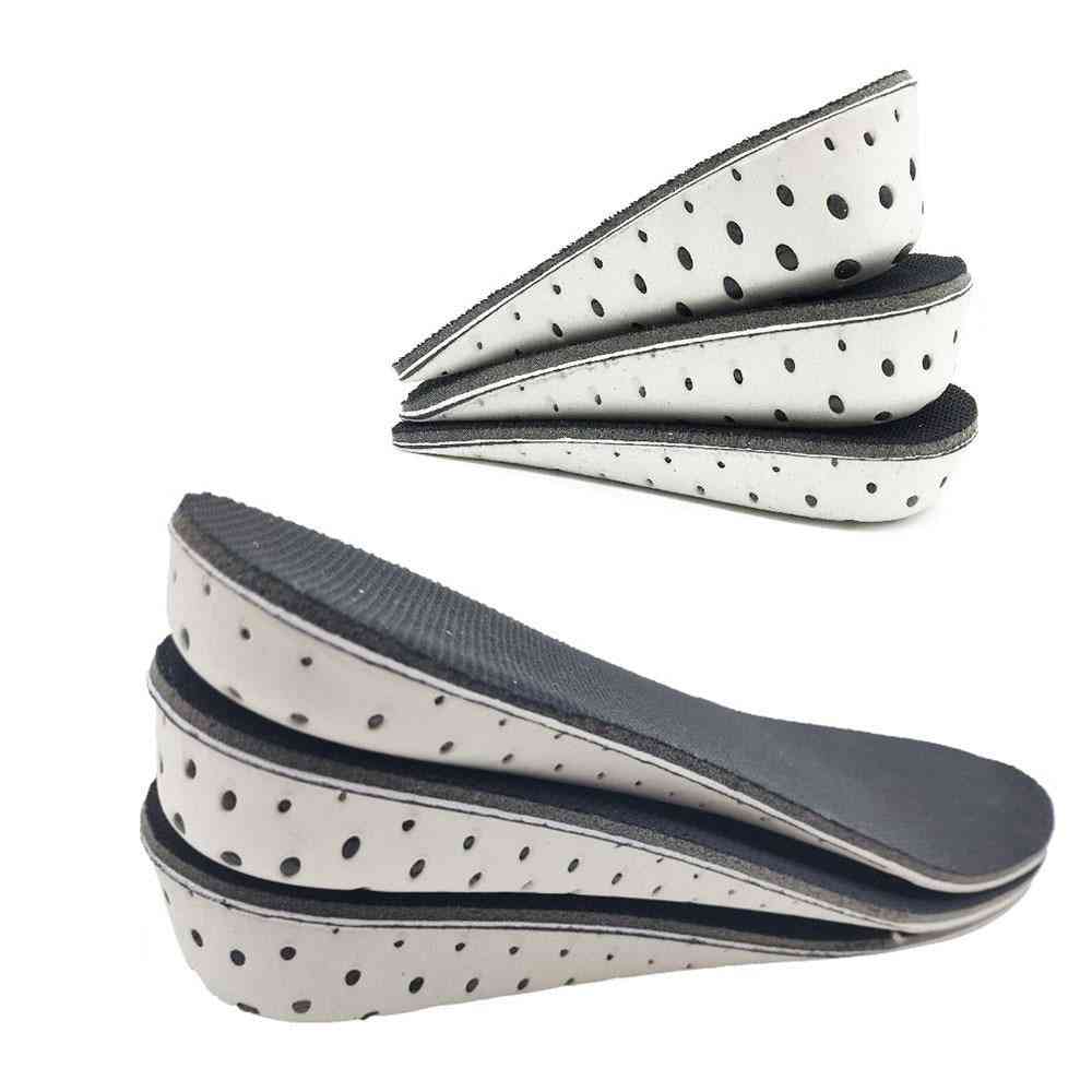 Breathable Memory Foam Heel Lifting Inserts Shoe Lifts Shoe Pads